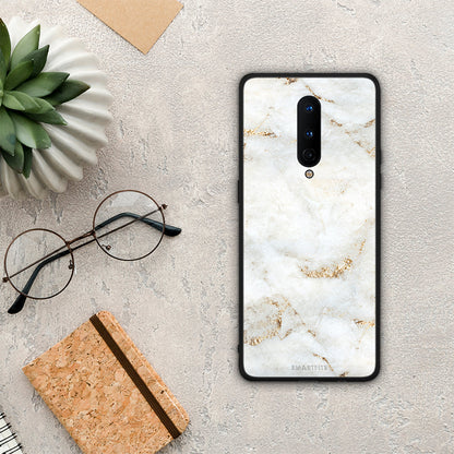 White Gold Marble - OnePlus 8 θήκη