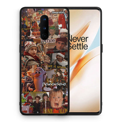 Θήκη OnePlus 8 Xmas Wishes από τη Smartfits με σχέδιο στο πίσω μέρος και μαύρο περίβλημα | OnePlus 8 Xmas Wishes case with colorful back and black bezels