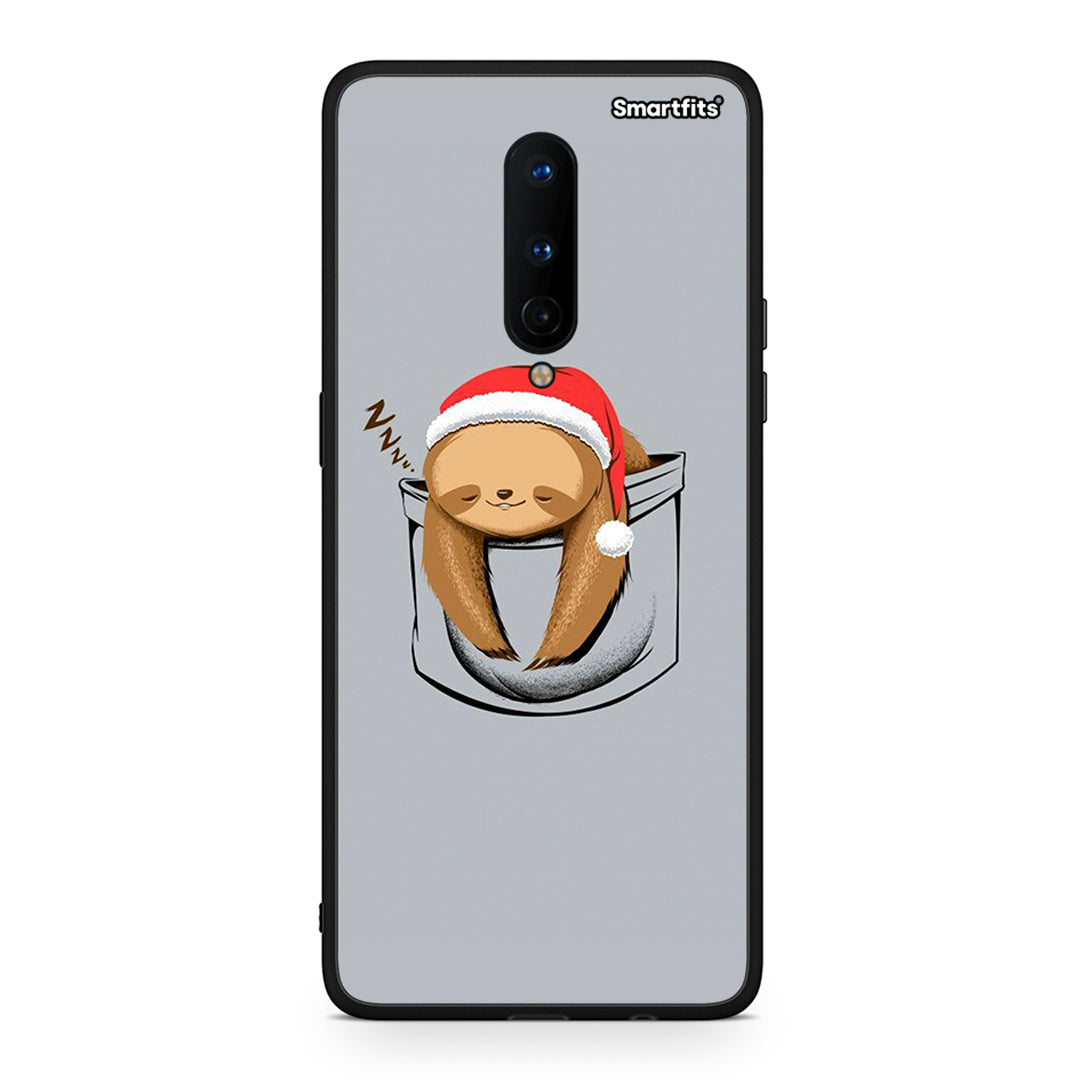 OnePlus 8 Xmas Zzzz θήκη από τη Smartfits με σχέδιο στο πίσω μέρος και μαύρο περίβλημα | Smartphone case with colorful back and black bezels by Smartfits