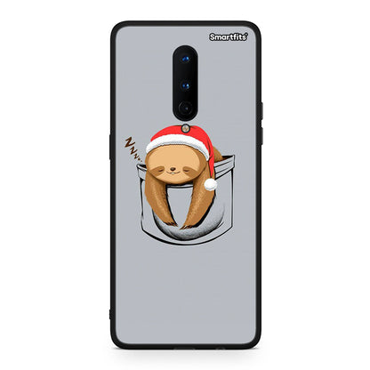 OnePlus 8 Xmas Zzzz θήκη από τη Smartfits με σχέδιο στο πίσω μέρος και μαύρο περίβλημα | Smartphone case with colorful back and black bezels by Smartfits