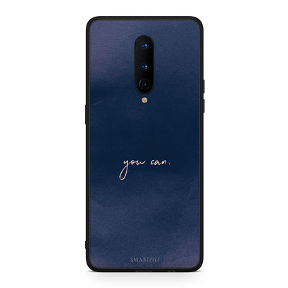 OnePlus 8 You Can θήκη από τη Smartfits με σχέδιο στο πίσω μέρος και μαύρο περίβλημα | Smartphone case with colorful back and black bezels by Smartfits