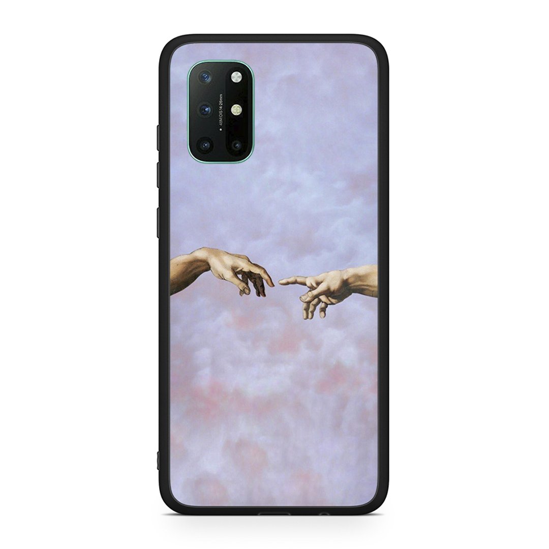 OnePlus 8T Adam Hand θήκη από τη Smartfits με σχέδιο στο πίσω μέρος και μαύρο περίβλημα | Smartphone case with colorful back and black bezels by Smartfits