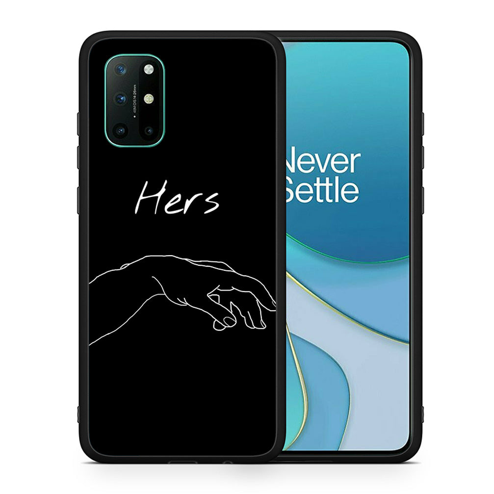 Θήκη Αγίου Βαλεντίνου OnePlus 8T Aeshetic Love 1 από τη Smartfits με σχέδιο στο πίσω μέρος και μαύρο περίβλημα | OnePlus 8T Aeshetic Love 1 case with colorful back and black bezels