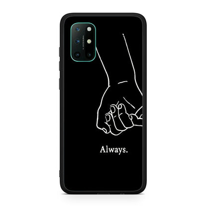 OnePlus 8T Always & Forever 1 Θήκη Αγίου Βαλεντίνου από τη Smartfits με σχέδιο στο πίσω μέρος και μαύρο περίβλημα | Smartphone case with colorful back and black bezels by Smartfits