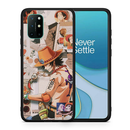 Θήκη OnePlus 8T Anime Collage από τη Smartfits με σχέδιο στο πίσω μέρος και μαύρο περίβλημα | OnePlus 8T Anime Collage case with colorful back and black bezels