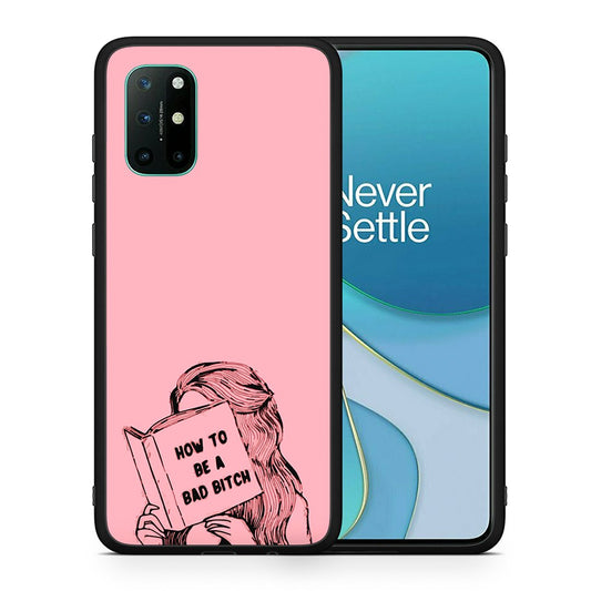 Θήκη OnePlus 8T Bad Bitch από τη Smartfits με σχέδιο στο πίσω μέρος και μαύρο περίβλημα | OnePlus 8T Bad Bitch case with colorful back and black bezels