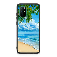 Thumbnail for OnePlus 8T Beautiful Beach θήκη από τη Smartfits με σχέδιο στο πίσω μέρος και μαύρο περίβλημα | Smartphone case with colorful back and black bezels by Smartfits