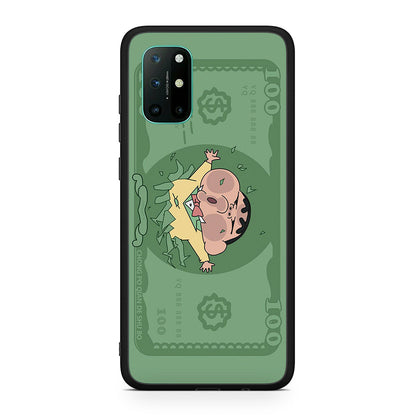 OnePlus 8T Big Money Θήκη Αγίου Βαλεντίνου από τη Smartfits με σχέδιο στο πίσω μέρος και μαύρο περίβλημα | Smartphone case with colorful back and black bezels by Smartfits