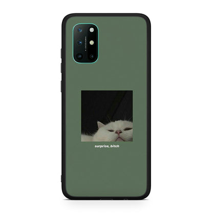 OnePlus 8T Bitch Surprise θήκη από τη Smartfits με σχέδιο στο πίσω μέρος και μαύρο περίβλημα | Smartphone case with colorful back and black bezels by Smartfits