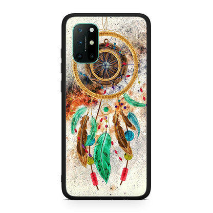 OnePlus 8T DreamCatcher Boho θήκη από τη Smartfits με σχέδιο στο πίσω μέρος και μαύρο περίβλημα | Smartphone case with colorful back and black bezels by Smartfits