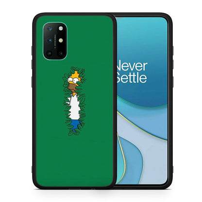 Θήκη Αγίου Βαλεντίνου OnePlus 8T Bush Man από τη Smartfits με σχέδιο στο πίσω μέρος και μαύρο περίβλημα | OnePlus 8T Bush Man case with colorful back and black bezels