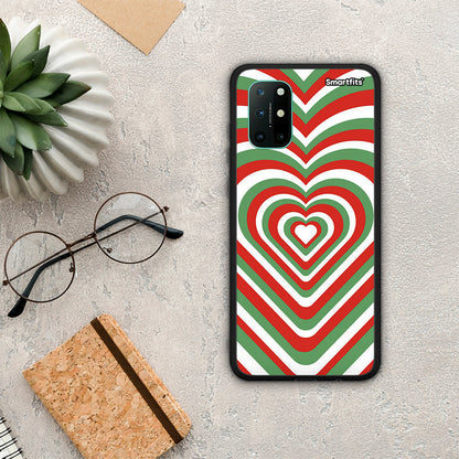 Christmas Hearts - OnePlus 8T θήκη