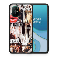 Thumbnail for Θήκη Αγίου Βαλεντίνου OnePlus 8T Collage Fashion από τη Smartfits με σχέδιο στο πίσω μέρος και μαύρο περίβλημα | OnePlus 8T Collage Fashion case with colorful back and black bezels