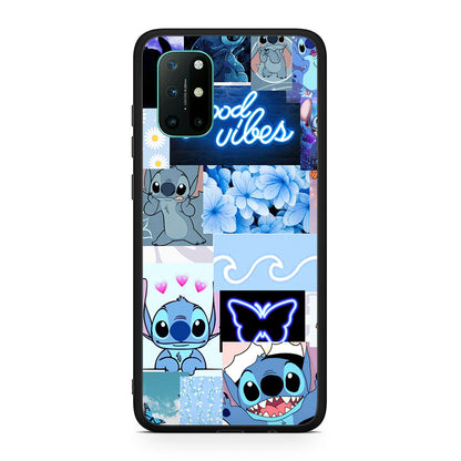 OnePlus 8T Collage Good Vibes Θήκη Αγίου Βαλεντίνου από τη Smartfits με σχέδιο στο πίσω μέρος και μαύρο περίβλημα | Smartphone case with colorful back and black bezels by Smartfits