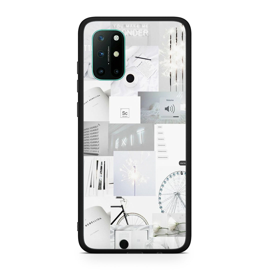 OnePlus 8T Collage Make Me Wonder Θήκη Αγίου Βαλεντίνου από τη Smartfits με σχέδιο στο πίσω μέρος και μαύρο περίβλημα | Smartphone case with colorful back and black bezels by Smartfits