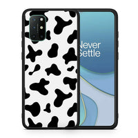 Thumbnail for Θήκη OnePlus 8T Cow Print από τη Smartfits με σχέδιο στο πίσω μέρος και μαύρο περίβλημα | OnePlus 8T Cow Print case with colorful back and black bezels