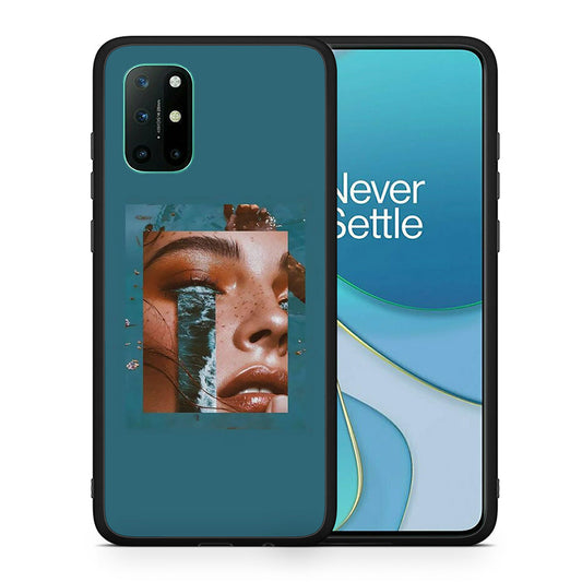 Θήκη OnePlus 8T Cry An Ocean από τη Smartfits με σχέδιο στο πίσω μέρος και μαύρο περίβλημα | OnePlus 8T Cry An Ocean case with colorful back and black bezels