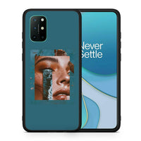 Thumbnail for Θήκη OnePlus 8T Cry An Ocean από τη Smartfits με σχέδιο στο πίσω μέρος και μαύρο περίβλημα | OnePlus 8T Cry An Ocean case with colorful back and black bezels