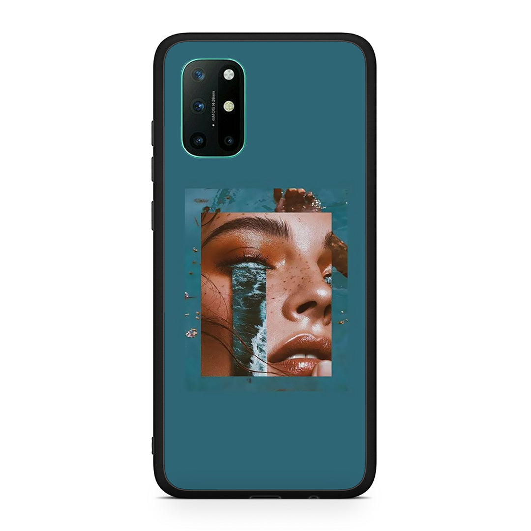 OnePlus 8T Cry An Ocean θήκη από τη Smartfits με σχέδιο στο πίσω μέρος και μαύρο περίβλημα | Smartphone case with colorful back and black bezels by Smartfits