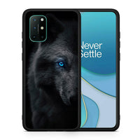 Thumbnail for Θήκη OnePlus 8T Dark Wolf από τη Smartfits με σχέδιο στο πίσω μέρος και μαύρο περίβλημα | OnePlus 8T Dark Wolf case with colorful back and black bezels