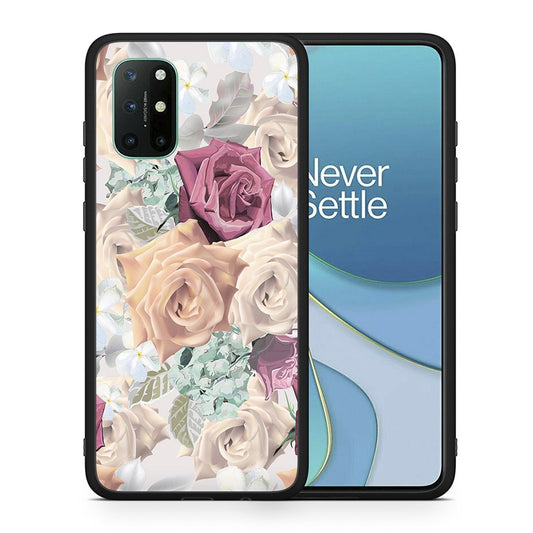 Θήκη OnePlus 8T Bouquet Floral από τη Smartfits με σχέδιο στο πίσω μέρος και μαύρο περίβλημα | OnePlus 8T Bouquet Floral case with colorful back and black bezels