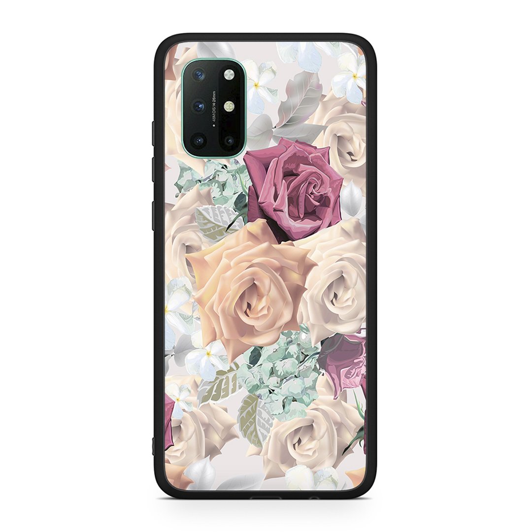 OnePlus 8T Bouquet Floral θήκη από τη Smartfits με σχέδιο στο πίσω μέρος και μαύρο περίβλημα | Smartphone case with colorful back and black bezels by Smartfits