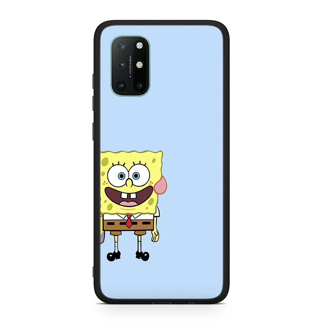 OnePlus 8T Friends Bob θήκη από τη Smartfits με σχέδιο στο πίσω μέρος και μαύρο περίβλημα | Smartphone case with colorful back and black bezels by Smartfits