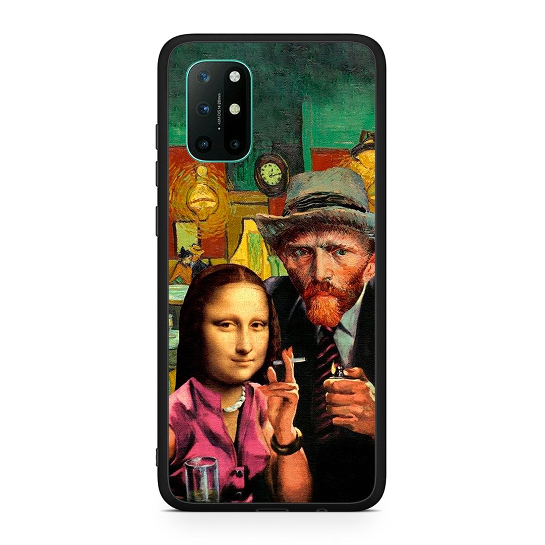 OnePlus 8T Funny Art θήκη από τη Smartfits με σχέδιο στο πίσω μέρος και μαύρο περίβλημα | Smartphone case with colorful back and black bezels by Smartfits