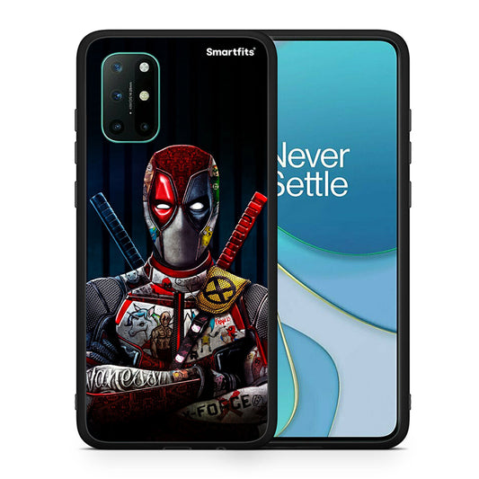 Θήκη OnePlus 8T Funny Guy από τη Smartfits με σχέδιο στο πίσω μέρος και μαύρο περίβλημα | OnePlus 8T Funny Guy case with colorful back and black bezels