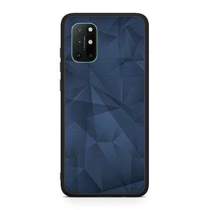 OnePlus 8T Blue Abstract Geometric θήκη από τη Smartfits με σχέδιο στο πίσω μέρος και μαύρο περίβλημα | Smartphone case with colorful back and black bezels by Smartfits