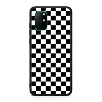 Thumbnail for OnePlus 8T Squares Geometric θήκη από τη Smartfits με σχέδιο στο πίσω μέρος και μαύρο περίβλημα | Smartphone case with colorful back and black bezels by Smartfits