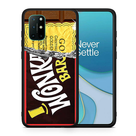 Θήκη OnePlus 8T Golden Ticket από τη Smartfits με σχέδιο στο πίσω μέρος και μαύρο περίβλημα | OnePlus 8T Golden Ticket case with colorful back and black bezels