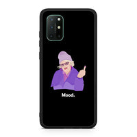 Thumbnail for OnePlus 8T Grandma Mood Black θήκη από τη Smartfits με σχέδιο στο πίσω μέρος και μαύρο περίβλημα | Smartphone case with colorful back and black bezels by Smartfits