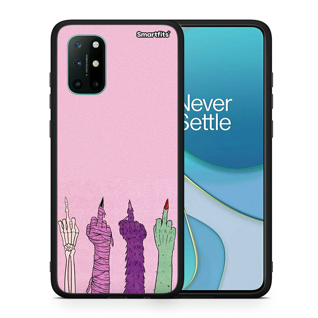 Θήκη OnePlus 8T Halloween Be A Lady από τη Smartfits με σχέδιο στο πίσω μέρος και μαύρο περίβλημα | OnePlus 8T Halloween Be A Lady case with colorful back and black bezels