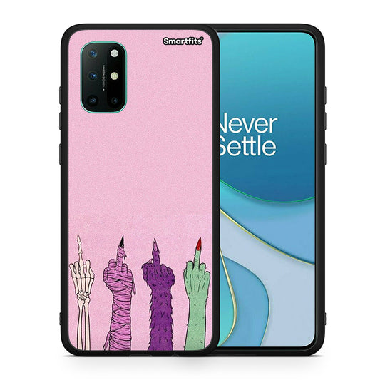 Θήκη OnePlus 8T Halloween Be A Lady από τη Smartfits με σχέδιο στο πίσω μέρος και μαύρο περίβλημα | OnePlus 8T Halloween Be A Lady case with colorful back and black bezels