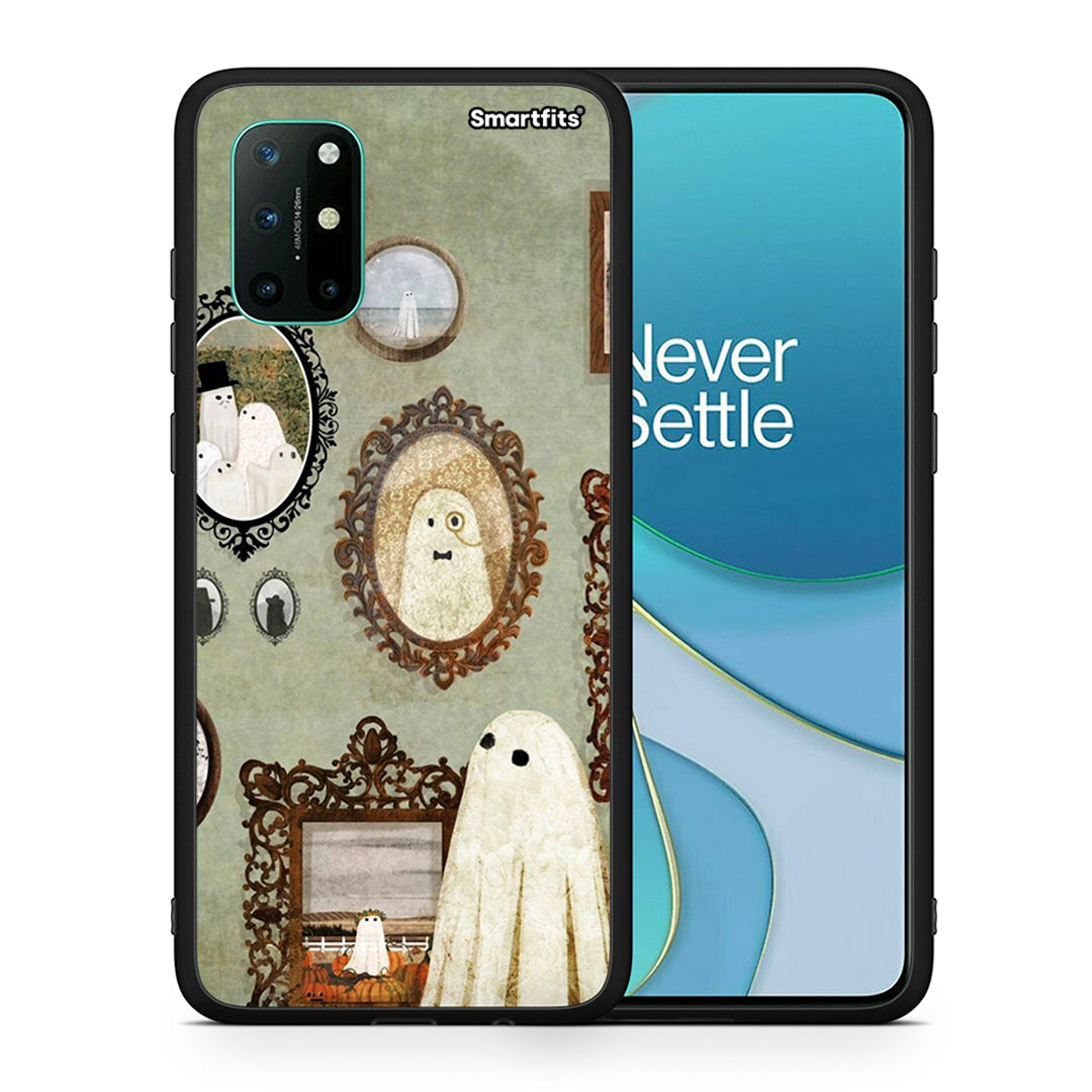 Θήκη OnePlus 8T Halloween Ghost Season από τη Smartfits με σχέδιο στο πίσω μέρος και μαύρο περίβλημα | OnePlus 8T Halloween Ghost Season case with colorful back and black bezels