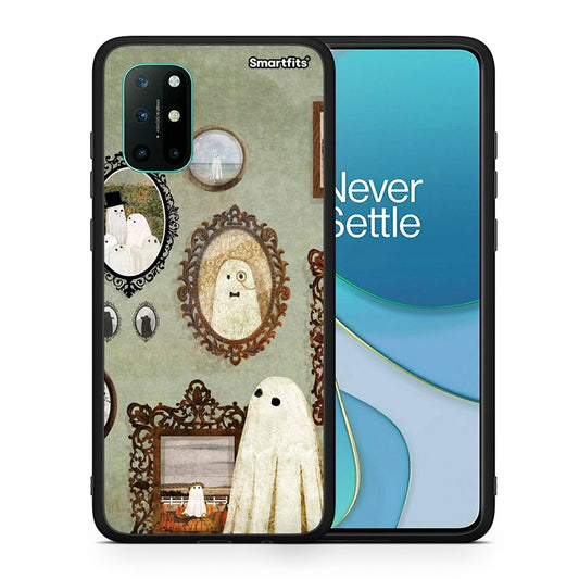 Θήκη OnePlus 8T Halloween Ghost Season από τη Smartfits με σχέδιο στο πίσω μέρος και μαύρο περίβλημα | OnePlus 8T Halloween Ghost Season case with colorful back and black bezels