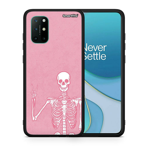 Θήκη OnePlus 8T Halloween Motivation από τη Smartfits με σχέδιο στο πίσω μέρος και μαύρο περίβλημα | OnePlus 8T Halloween Motivation case with colorful back and black bezels