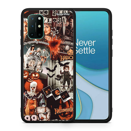 Θήκη OnePlus 8T Halloween Spooky Season από τη Smartfits με σχέδιο στο πίσω μέρος και μαύρο περίβλημα | OnePlus 8T Halloween Spooky Season case with colorful back and black bezels
