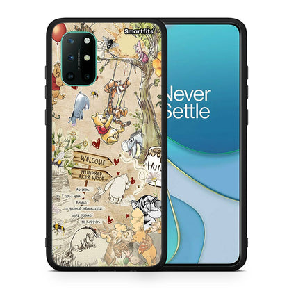 Θήκη OnePlus 8T Happy Friends από τη Smartfits με σχέδιο στο πίσω μέρος και μαύρο περίβλημα | OnePlus 8T Happy Friends case with colorful back and black bezels