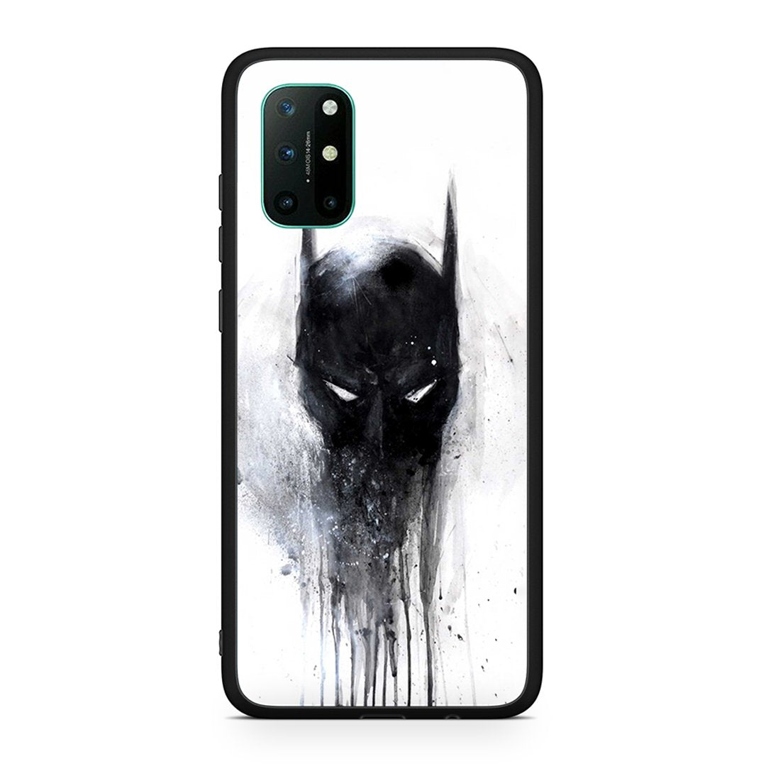 OnePlus 8T Paint Bat Hero θήκη από τη Smartfits με σχέδιο στο πίσω μέρος και μαύρο περίβλημα | Smartphone case with colorful back and black bezels by Smartfits