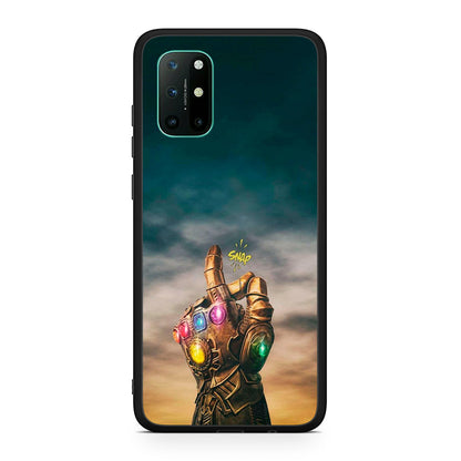 OnePlus 8T Infinity Snap θήκη από τη Smartfits με σχέδιο στο πίσω μέρος και μαύρο περίβλημα | Smartphone case with colorful back and black bezels by Smartfits