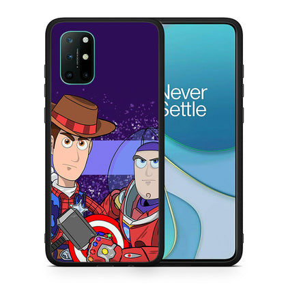 Θήκη OnePlus 8T Infinity Story από τη Smartfits με σχέδιο στο πίσω μέρος και μαύρο περίβλημα | OnePlus 8T Infinity Story case with colorful back and black bezels