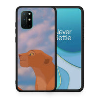 Thumbnail for Θήκη Αγίου Βαλεντίνου OnePlus 8T Lion Love 2 από τη Smartfits με σχέδιο στο πίσω μέρος και μαύρο περίβλημα | OnePlus 8T Lion Love 2 case with colorful back and black bezels