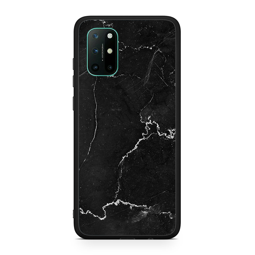 OnePlus 8T Marble Black θήκη από τη Smartfits με σχέδιο στο πίσω μέρος και μαύρο περίβλημα | Smartphone case with colorful back and black bezels by Smartfits