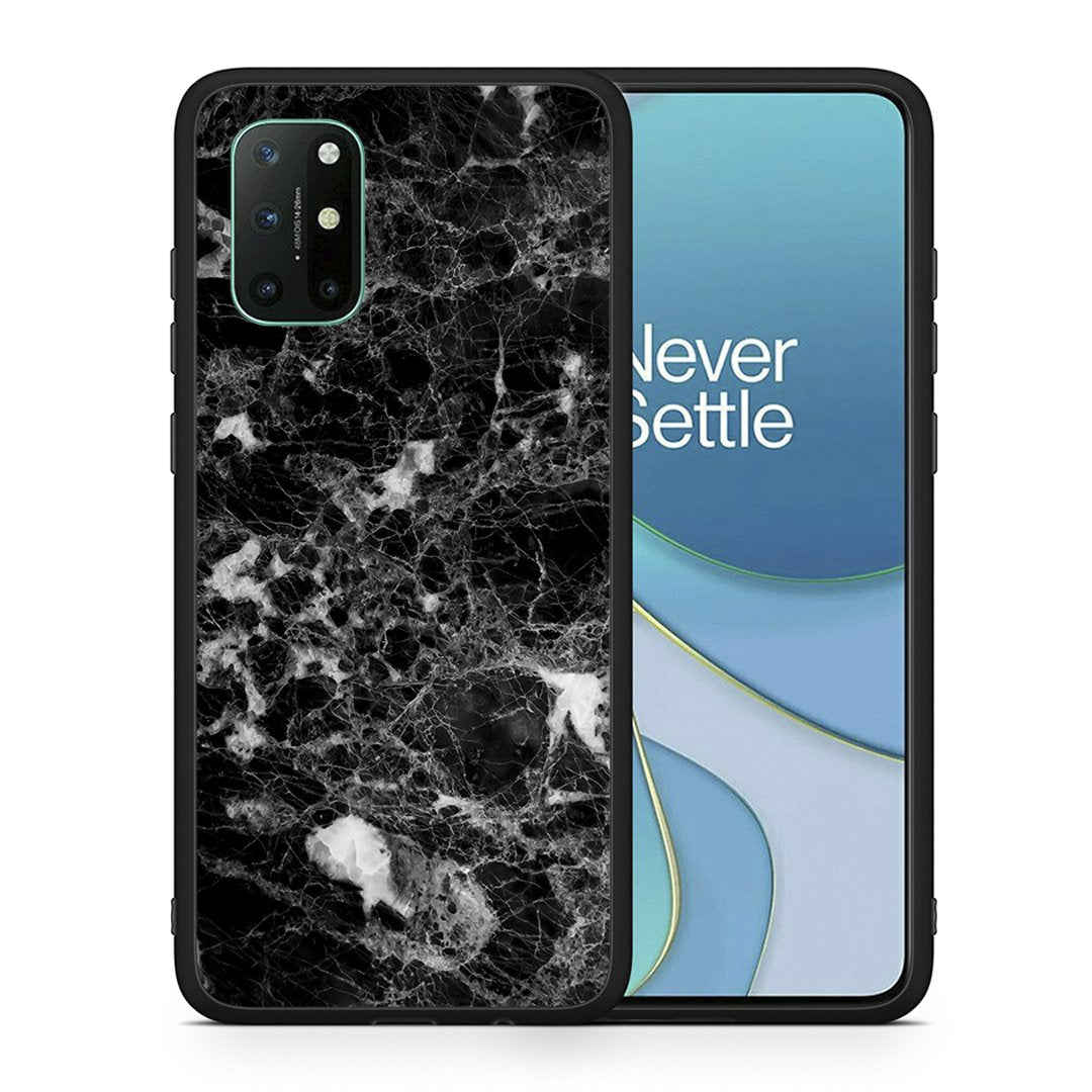 Θήκη OnePlus 8T Male Marble από τη Smartfits με σχέδιο στο πίσω μέρος και μαύρο περίβλημα | OnePlus 8T Male Marble case with colorful back and black bezels