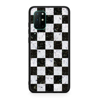 Thumbnail for OnePlus 8T Square Geometric Marble θήκη από τη Smartfits με σχέδιο στο πίσω μέρος και μαύρο περίβλημα | Smartphone case with colorful back and black bezels by Smartfits