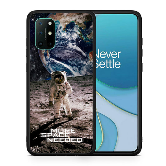 Θήκη OnePlus 8T More Space από τη Smartfits με σχέδιο στο πίσω μέρος και μαύρο περίβλημα | OnePlus 8T More Space case with colorful back and black bezels