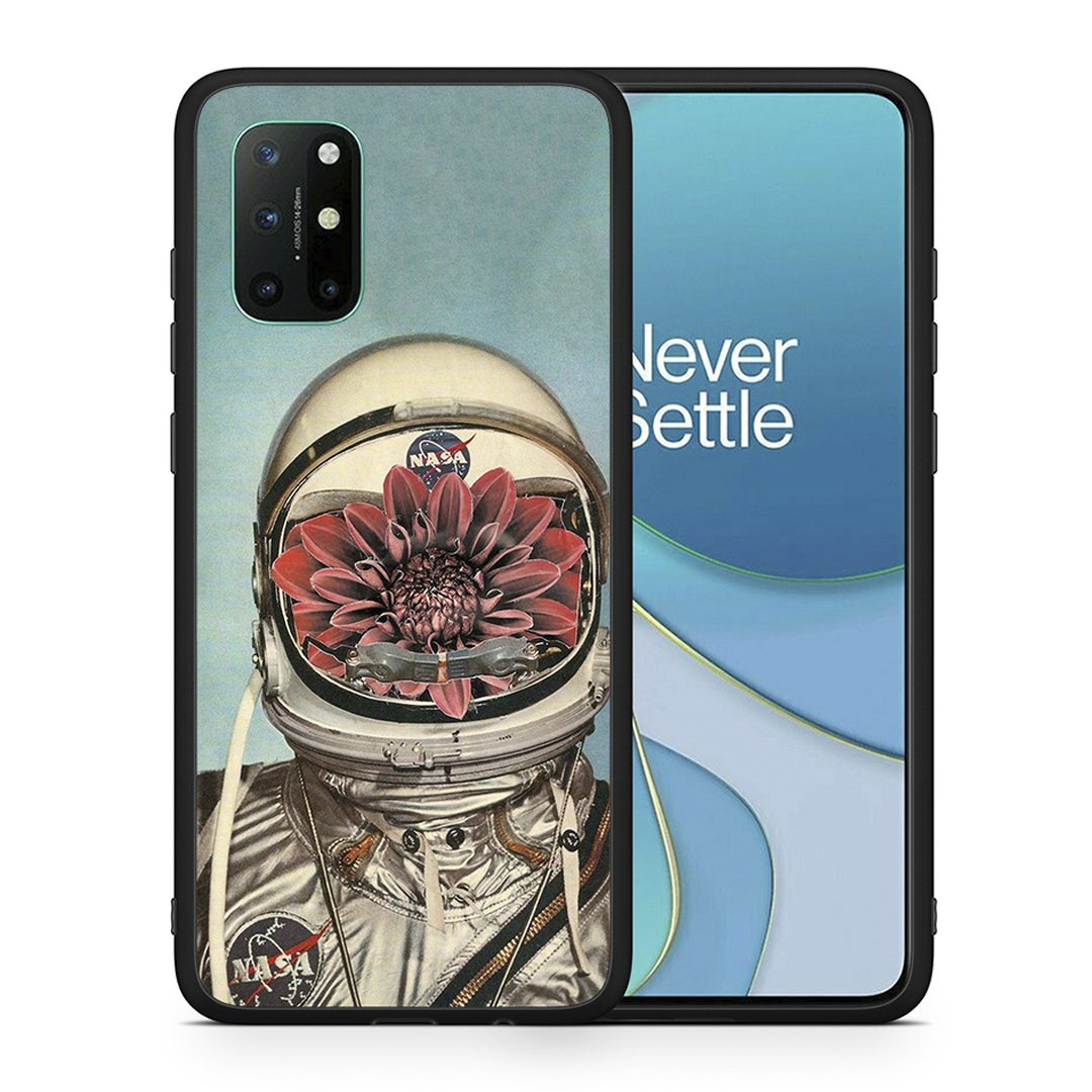Θήκη OnePlus 8T Nasa Bloom από τη Smartfits με σχέδιο στο πίσω μέρος και μαύρο περίβλημα | OnePlus 8T Nasa Bloom case with colorful back and black bezels
