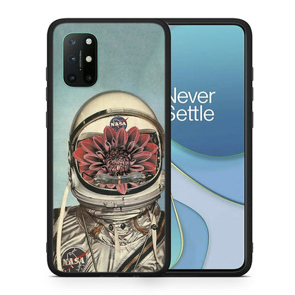 Θήκη OnePlus 8T Nasa Bloom από τη Smartfits με σχέδιο στο πίσω μέρος και μαύρο περίβλημα | OnePlus 8T Nasa Bloom case with colorful back and black bezels